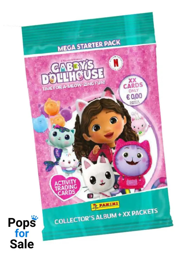 Gabby's Dollhouse: Time for a Meow-Zing fun Trading Cards Starter Pack *German Version*