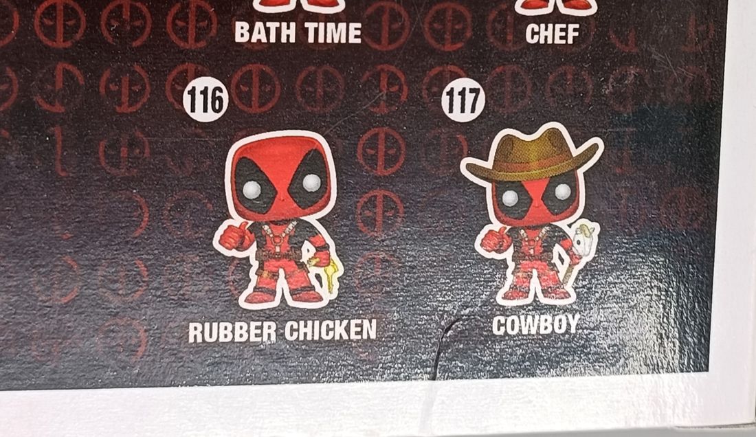 #123 Deadpool (Leaping) - Marvel Collector Corps Box Damaged Funko POP