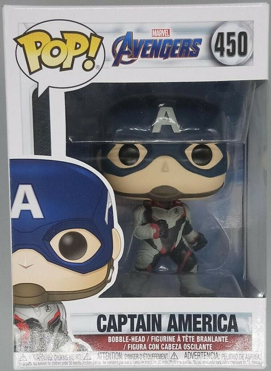 #450 Captain America (Team Suit) Marvel Avengers Endgame Funko POP