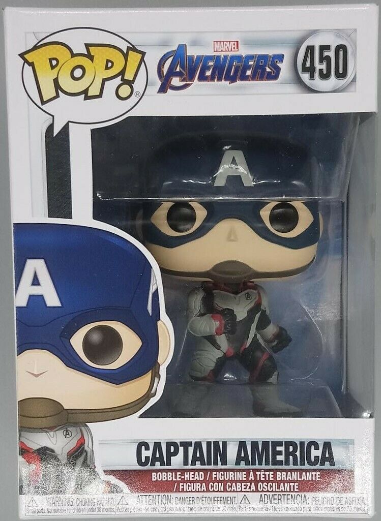#450 Captain America (Team Suit) Marvel Avengers Endgame Funko POP