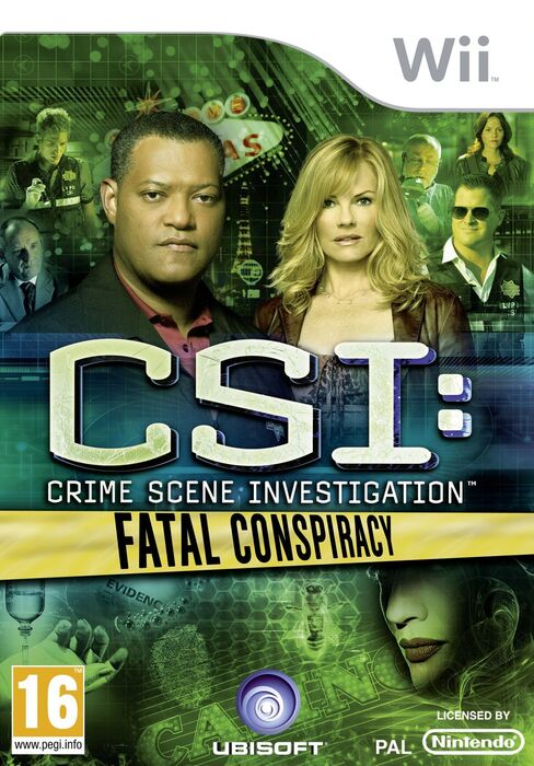 CSI: Crime Scene Investigation Fatal Conspiracy for Nintendo Wii/Wii-U