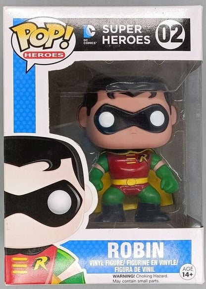 02 Robin (DC Super Heroes) - Funko POP - Box Damaged