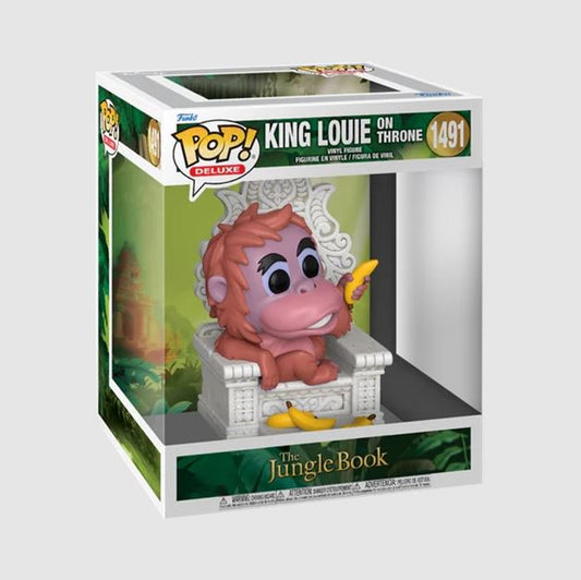 #1491 King Louie on throne Deluxe - Disney The Jungle Book Funko POP Preorder