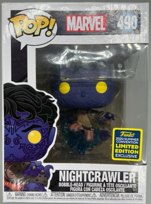 490 Nightcrawler (Teleporting) Marvel XMen 2020 Con - Box Damaged Funko POP
