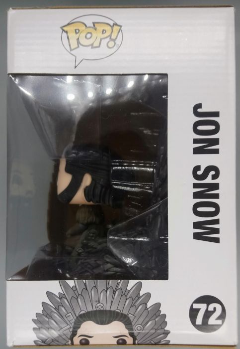 72 Jon Snow (on Iron Throne) Deluxe Game of Thrones Funko POP - Damaged Box