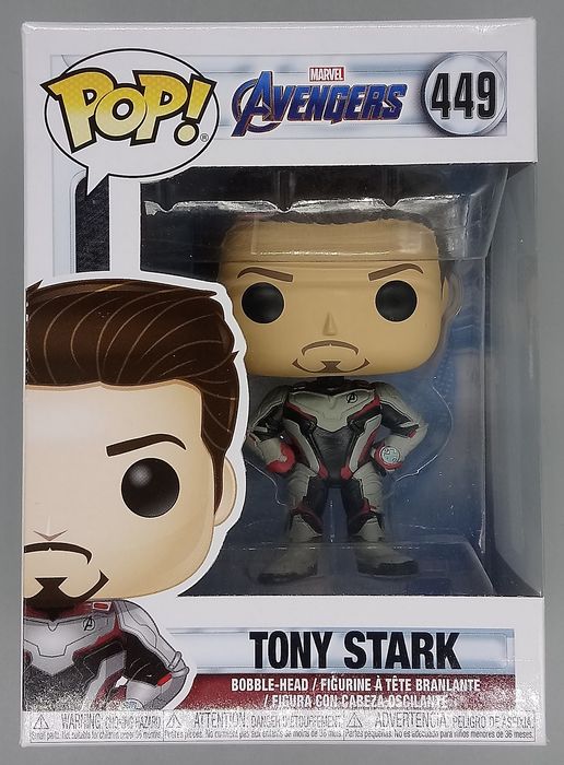 449 Tony Stark (Team Suit) - Marvel Avengers Endgame - Damaged Box Funko POP