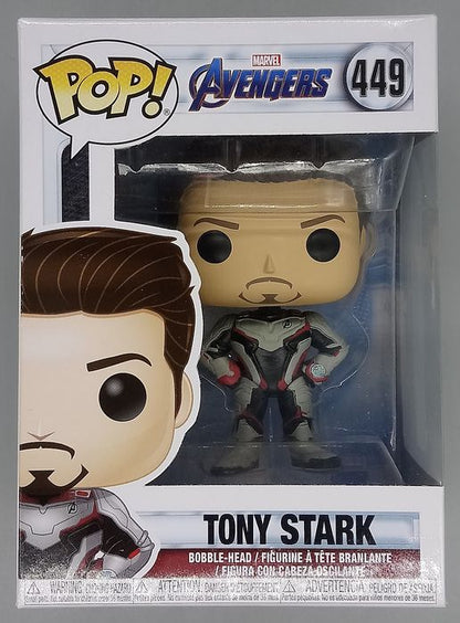 449 Tony Stark (Team Suit) - Marvel Avengers Endgame - Damaged Box Funko POP