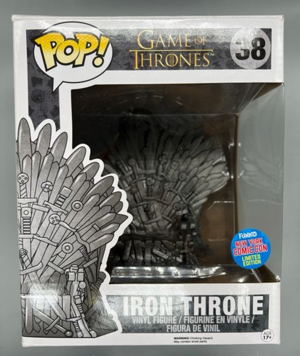 #38 Iron Throne - 6 Inch - Game of Thrones - 2015 Box Damaged Funko POP