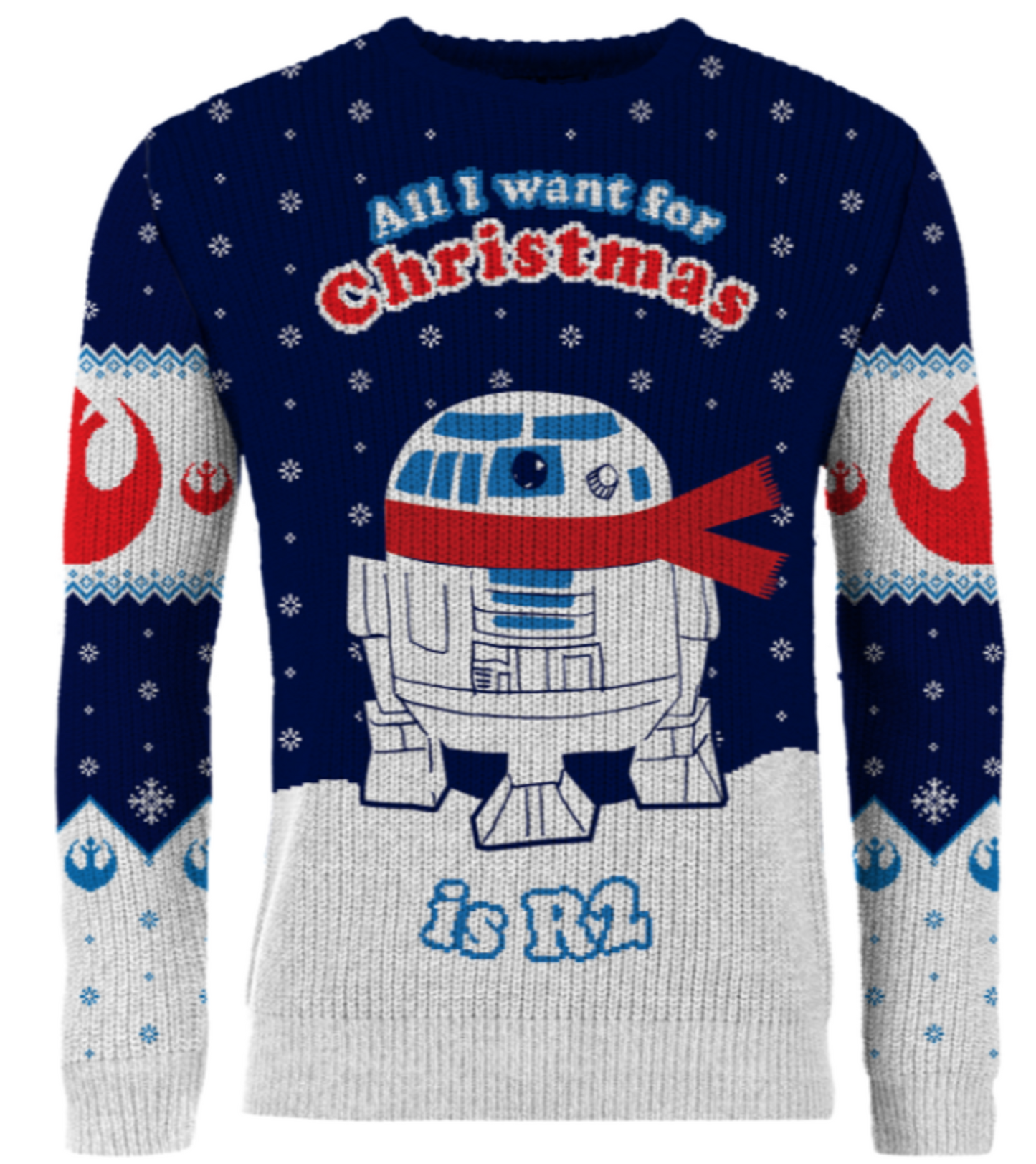 Star Wars: R2-D2 Christmas Jumper (Size S)