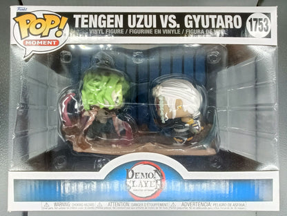 1753 Tengen Uzui vs Gyutaro - Anime Moments - Demon Slayer Funko POP - Box Damaged
