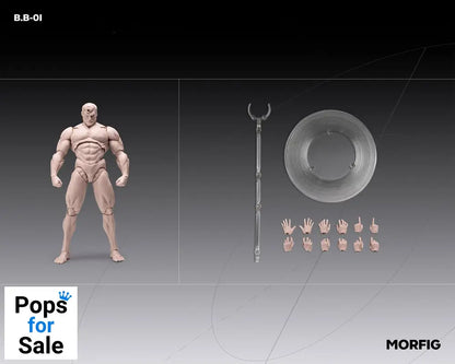 Inart Action Figure 1/12 Blank Male Body Skintone 17 cm Action figures