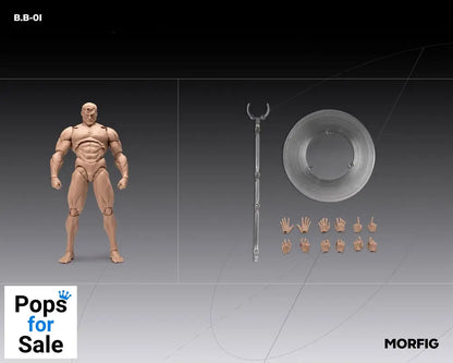 Inart Action Figure 1/12 Blank Male Body White 17 cm Action figures