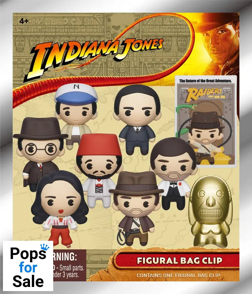 Indiana Jones 3D PVC Bag Clips Display (24)