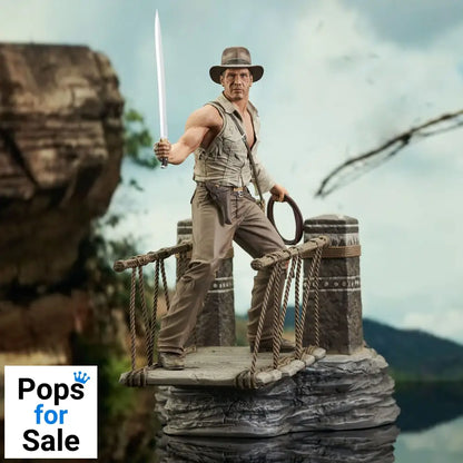 Indiana Jones and the Temple of Doom Deluxe Gallery PVC Statue Rope Bridge 28 cm