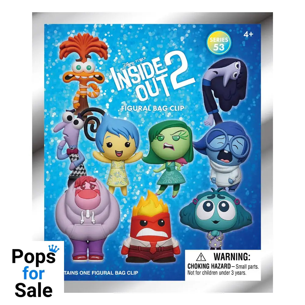 Inside Out 3D PVC Bag Clips Series 2 Display (24)