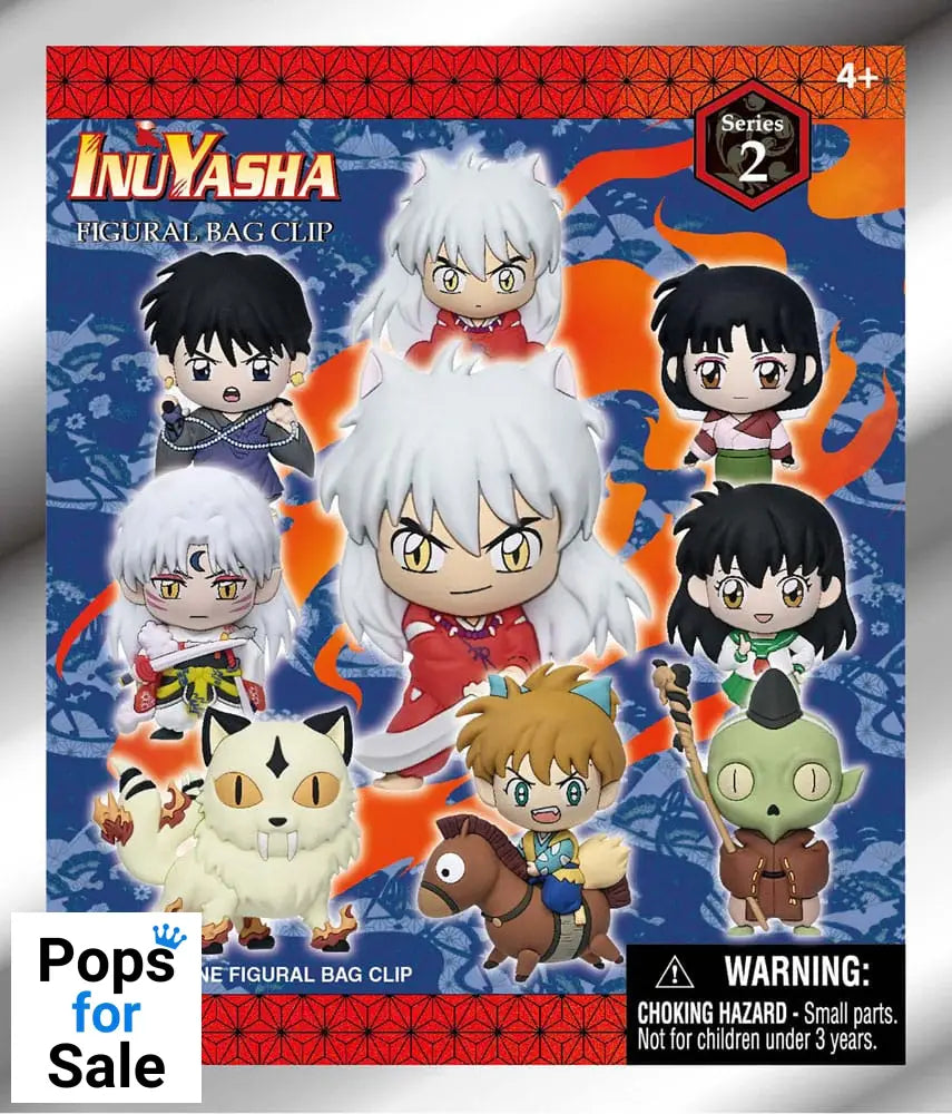 InuYasha 3D Foam Bag Clips Series 2 Display (24)