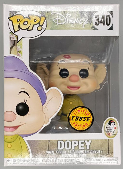 #340 Dopey (Kissed) - Chase - Disney Snow White Box Damaged Funko POP