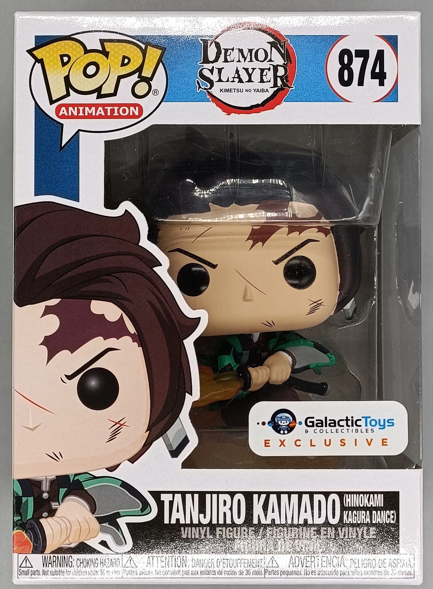 #874 Tanjiro Kamado (Hinokami Kagura Dance) Demon Slayer Funko POP