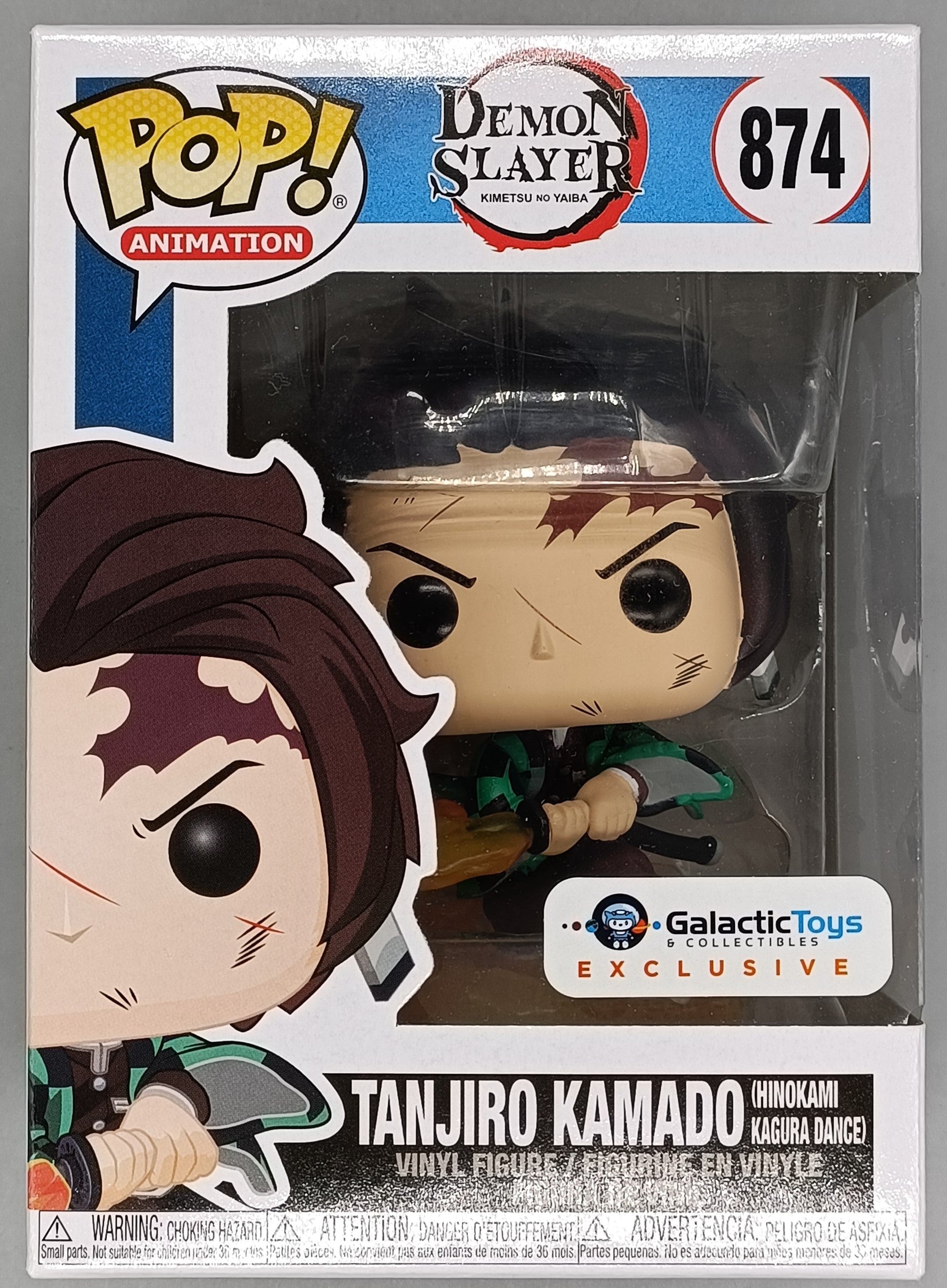 #874 Tanjiro Kamado (Hinokami Kagura Dance) Demon Slayer Funko POP