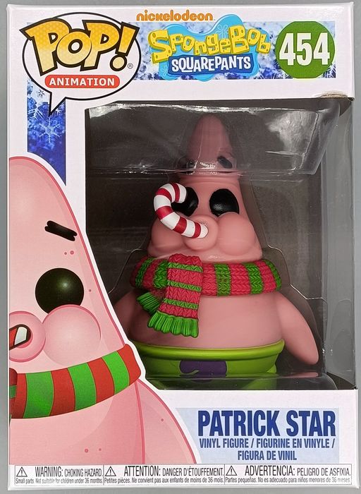 #454 Patrick Star (Holiday) - SpongeBob SquarePants Box Damaged Funko POP