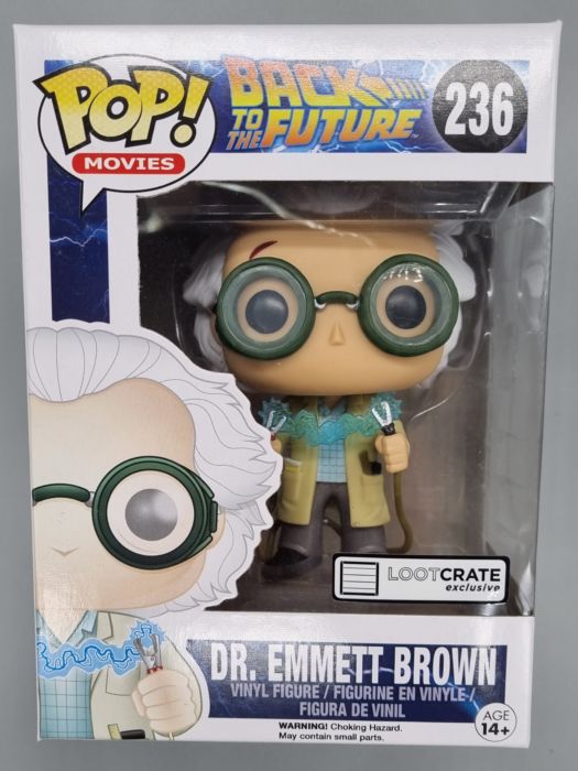 236 Dr. Emmett Brown (w/ Jumper Cables) Back to the Future Funko POP