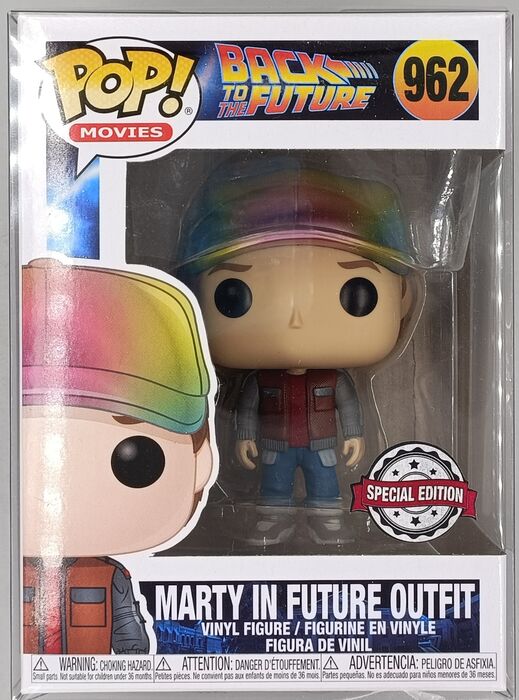 #962 Marty (in Future Outfit) Metallic - Back to the Future Funko POP