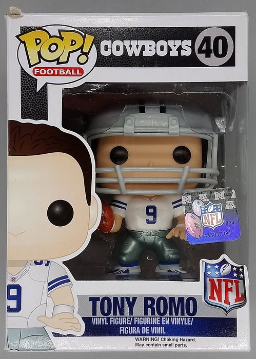 #40 Tony Romo - NFL Dallas Cowboys - Box Damaged Funko POP