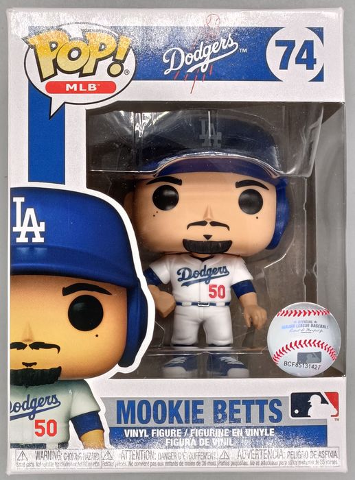#74 Mookie Betts (Dodgers) - MLB Baseball - Box Damaged Funko POP