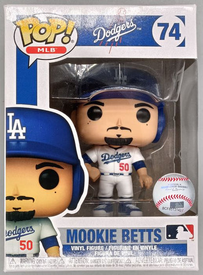 #74 Mookie Betts (Dodgers) - MLB Baseball - Box Damaged Funko POP