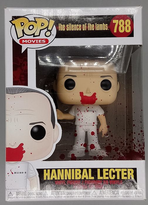#788 Hannibal Lecter (Jumpsuit Bloody) Silence of The Box Damaged Funko POP