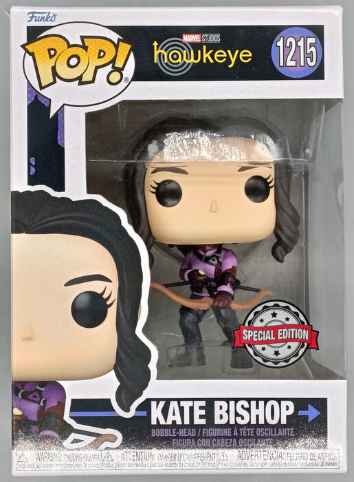 #1215 Kate Bishop - Marvel Hawkeye - Box Damaged Funko POP