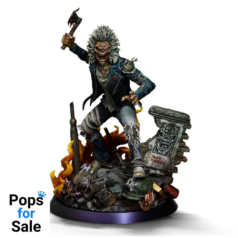 Iron Maiden Art Scale Statue 1/10 Eddie 50th Year Anniversary 22 cm