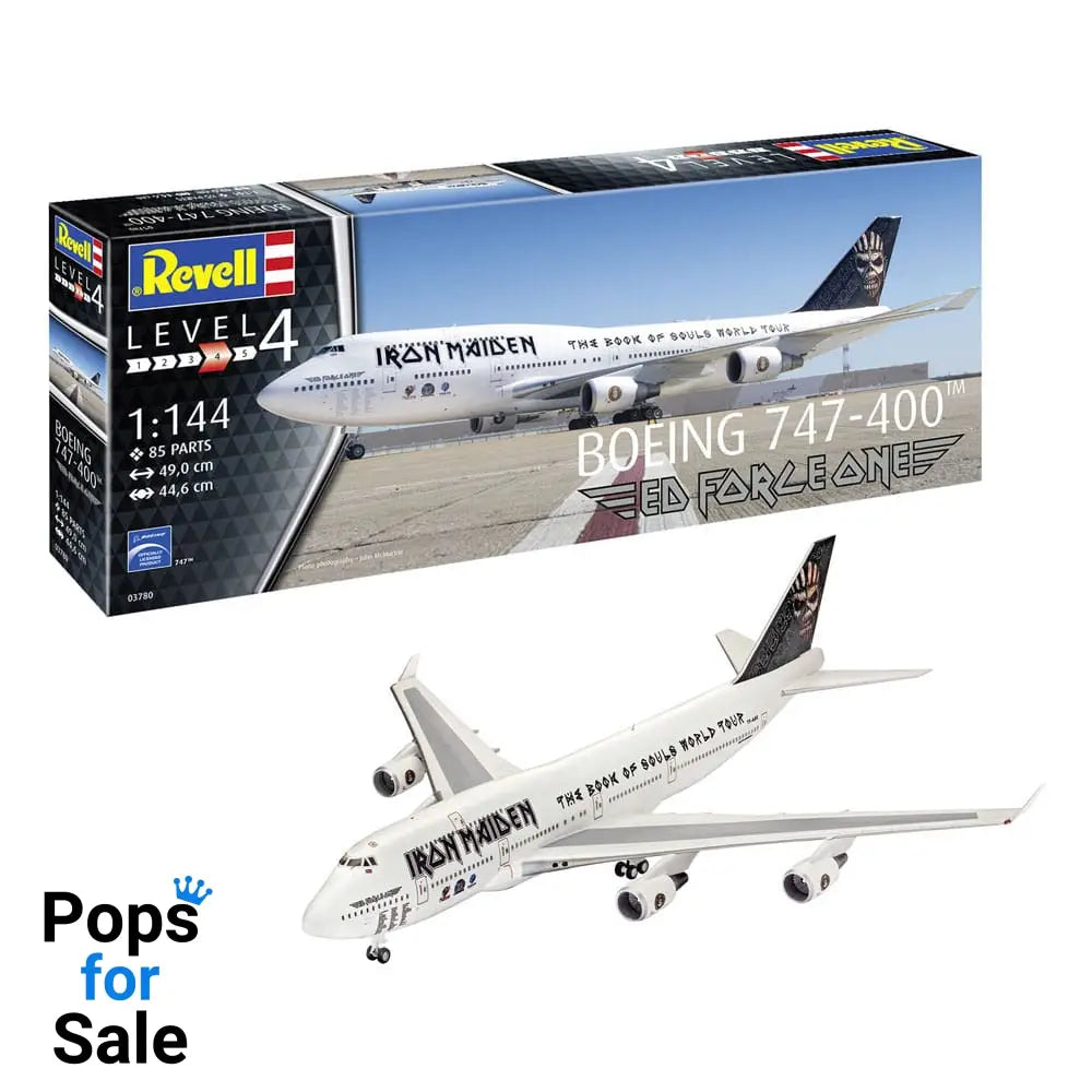 Iron Maiden Model Kit 1/144 Boeing 747-400 &quot;Ed Force One&quot; 49 cm