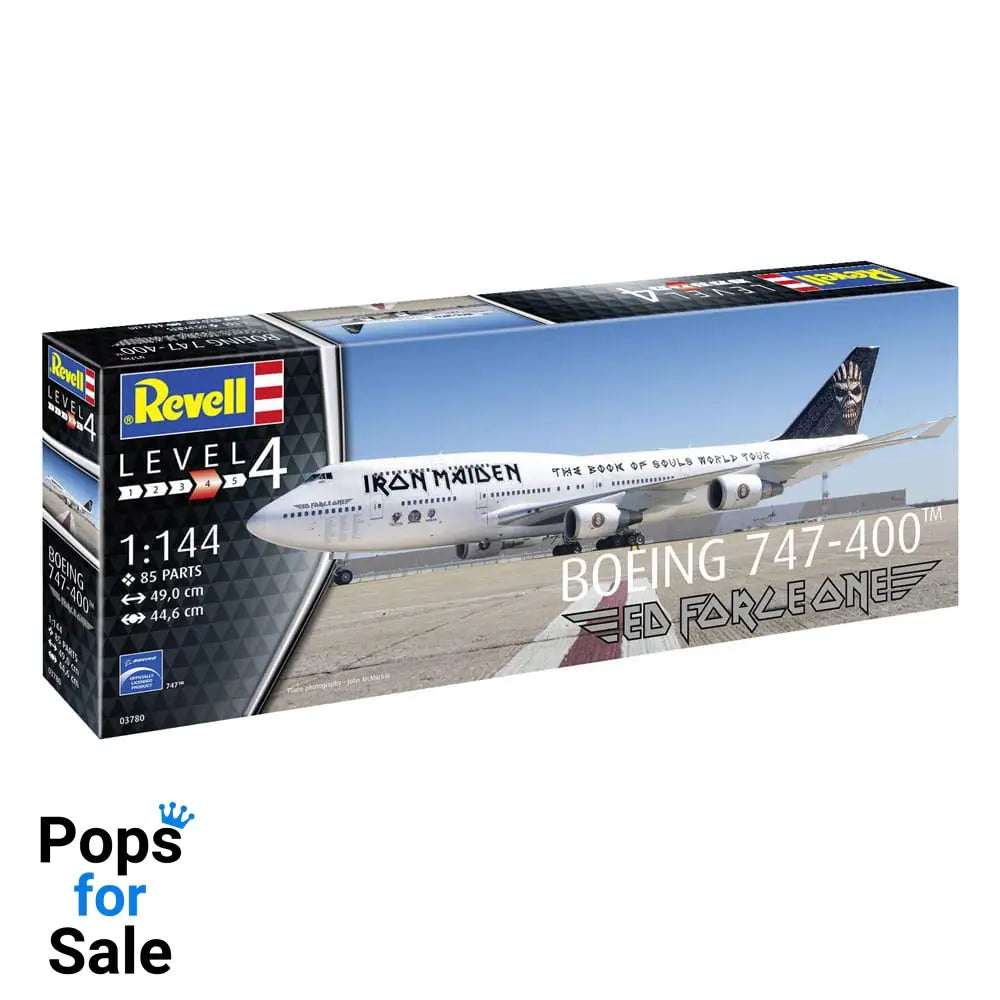 Iron Maiden Model Kit 1/144 Boeing 747-400 &quot;Ed Force One&quot; 49 cm