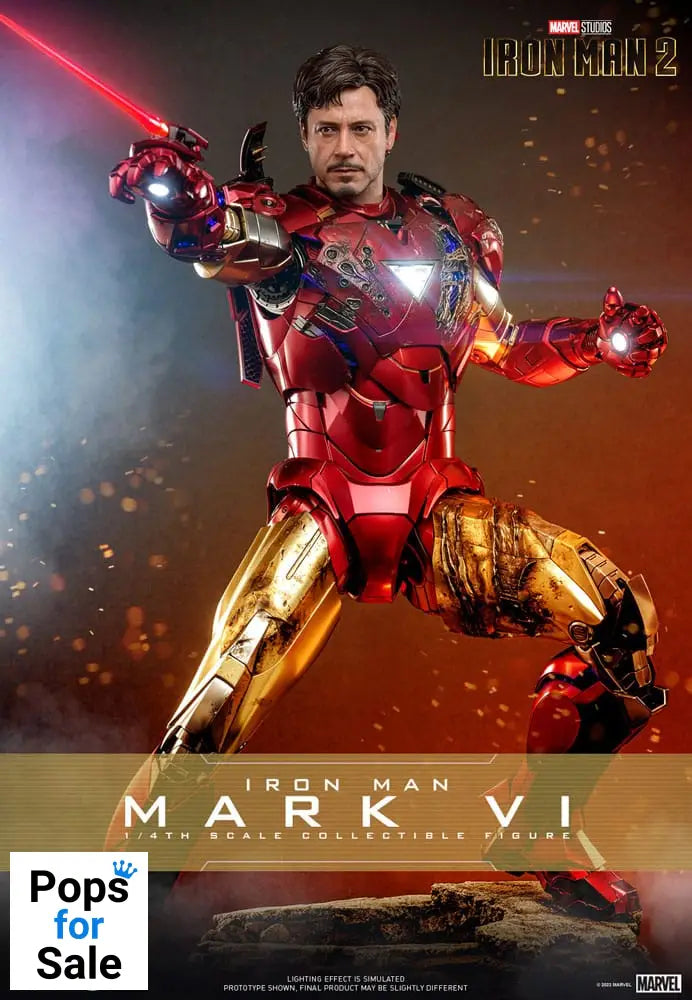 Iron Man 2 Action Figure 1/4 Iron Man Mark VI 48 cm