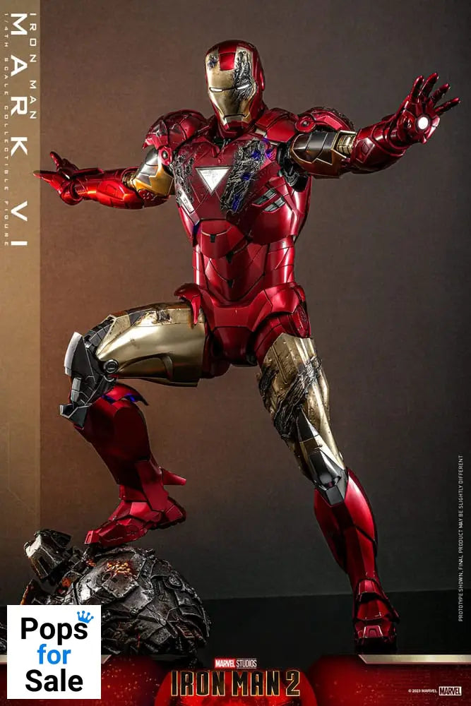 Iron Man 2 Action Figure 1/4 Iron Man Mark VI 48 cm