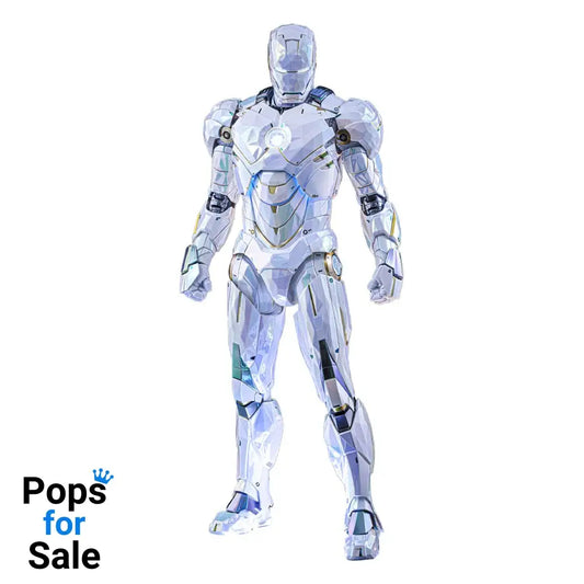 Iron Man 2 Movie Masterpiece Diecast Action Figure 1/6 Iron Man Mark IV (Sub-Zero Fractal Armor) Hot Toys Exclusive 33 cm