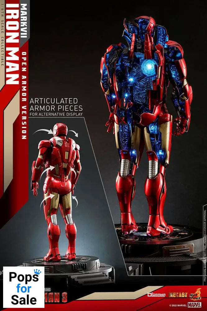 Iron Man 3 Diorama 1/6 Iron Man Mark VII (Open Armor Version) 32 cm