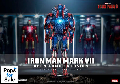 Iron Man 3 Diorama 1/6 Iron Man Mark VII (Open Armor Version) 32 cm
