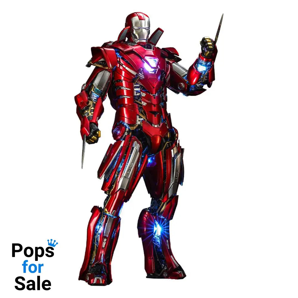 Iron Man 3 Movie Masterpiece Action Figure 1/6 Silver Centurion (Armor Suit Up Version) 32 cm