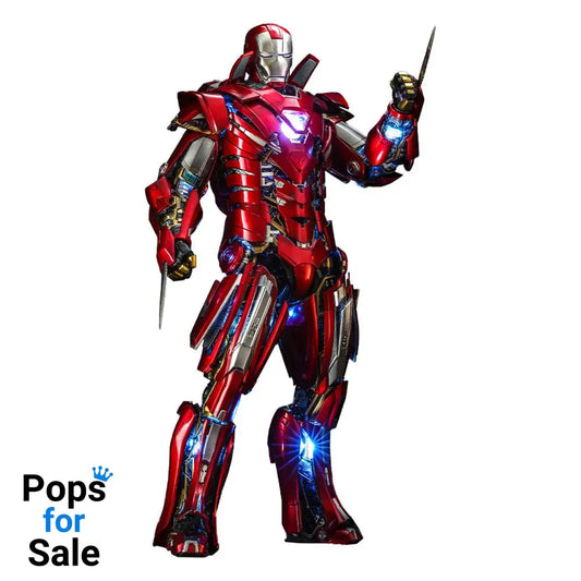 Iron Man 3 Movie Masterpiece Action Figure 1/6 Silver Centurion (Armor Suit Up Version) 32 cm