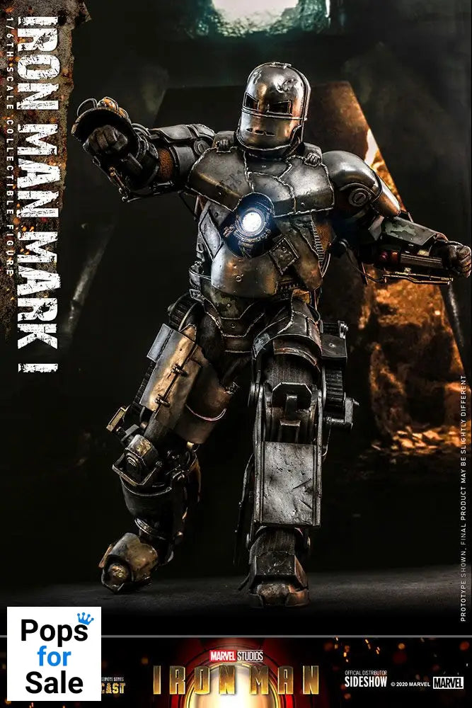 Iron Man Movie Masterpiece Action Figure 1/6 Iron Man Mark I 30 cm