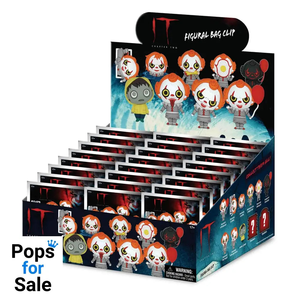 It 2 3D PVC Bag Clips Series 1 Display (24)