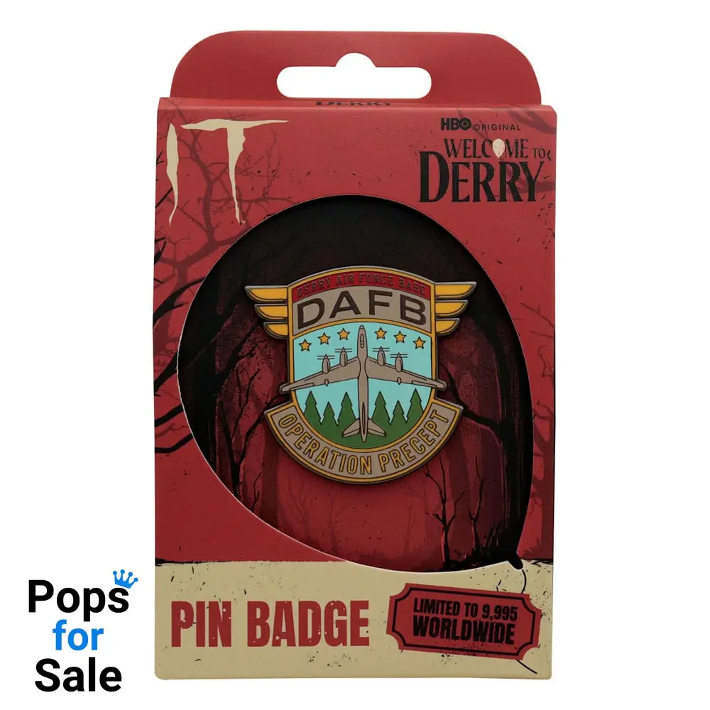 It Pin Badge IT: Welcome to Derry DAFB Limited Edition