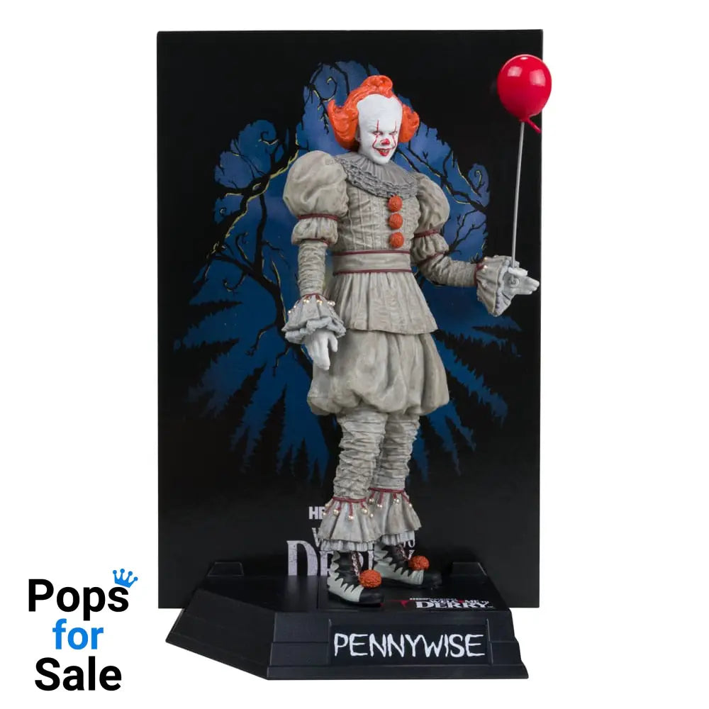 It: Welcome to Derry Movie Maniacs PVC Statue Pennywise (Gold Label) 16 cm