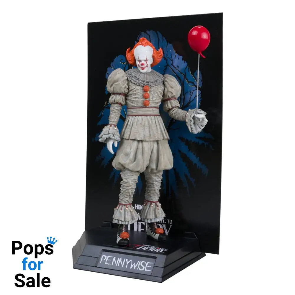 It: Welcome to Derry Movie Maniacs PVC Statue Pennywise (Gold Label) 16 cm Statues