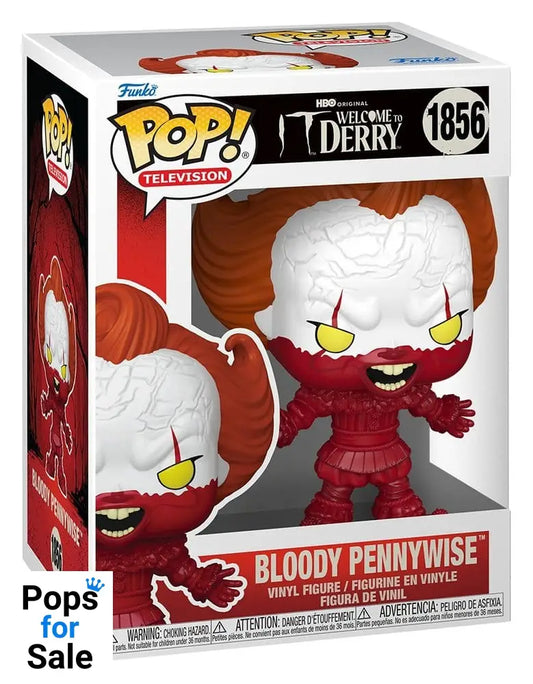 It: Welcome to Derry POP! Television Vinyl Figure Bloody Pennywise 9 cm