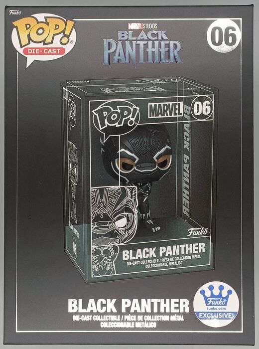 06 Black Panther Die-Cast Marvel Funko POP