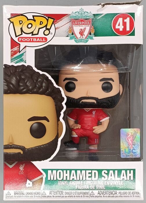 41 Mohamed Salah - Liverpool FC - Football Box Damaged Funko POP