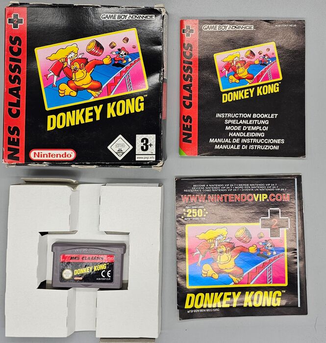 Donkey Kong NES Classics For Gameboy Advance (GBA)